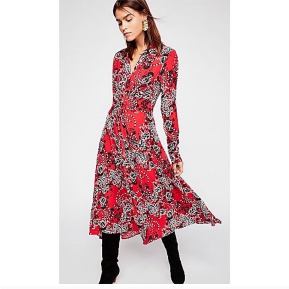 HP 💖 Free People Shirt Dress - Picture 3 of 8